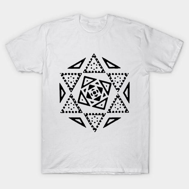 Marisa Kirisame's Sigil (Full, Black) - Touhou Project T-Shirt by SleepyFroggy